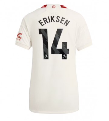 Manchester United Christian Eriksen #14 Koszulka Trzecich Kobiety 2023-24 Krótki Rękaw
